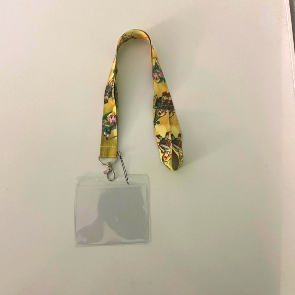 R2. Legend of Zelda The Wind Waker Lanyard & Vaccine Card Holder